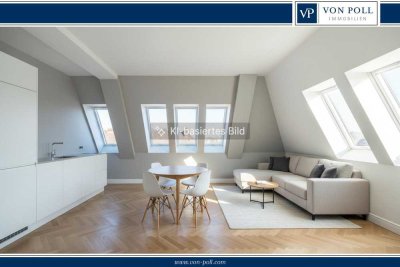 Dachgeschosswohnung mit großzügiger Sonnenterrasse im Innenausbau – Wohnen über den Dächern Berlins