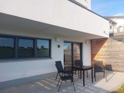 Luxuriöse 2-Zimmerwohnung mit Terrasse & Garten