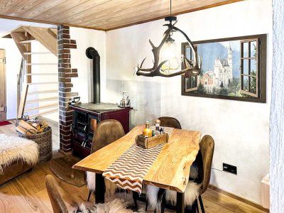Wohnen wie im Märchen -  Allgäuer Bergidylle mit Garten