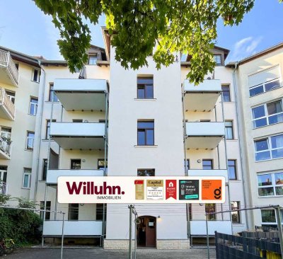 Gohlis-Süd: Stilvolles Single-Apartment (2020 saniert) mit moderner Einbauküche
