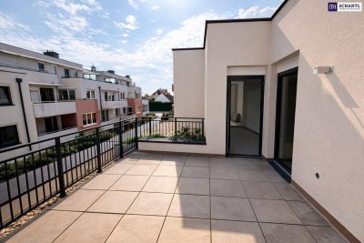 Eine Sonnenterrasse vom Feinsten. 3 Zimmer in Hofruhelage im Erstbezug! Ab Q3/26