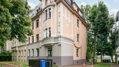 Charmante 2‑Zimmer-Dachgeschosswohnung mit Balkon in beliebter Lage von Zwickau-Pölbitz