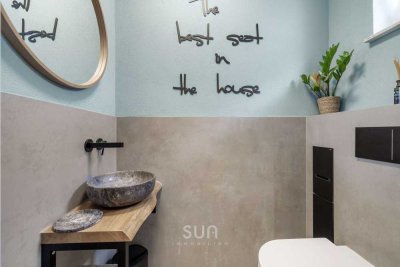 WIE NEU: DESIGN-REIHENHAUS IN RUHIGER LAGE – modernisiert 2024, mit Garten & Balkon