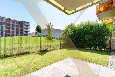 Gartenwohnung! Lichtdurchflutete 2,5-Zimmer-Wohnung mit voll ausgestatteter Einbauküche in Linz zu vermieten!