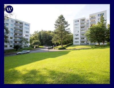 Wohnen im Grünen! Helle, renovierte 3 Zimmer-Wohnung mit Süd-Balkon, guter Schnitt, Aufzug