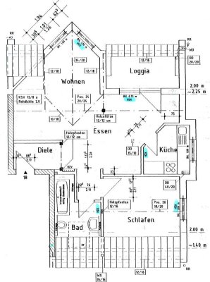 Moderne 2,5-Raum-DG-Wohnung mit gehobener Innenausstattung mit Balkon und Einbauküche in Hanau