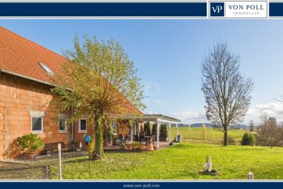 Landidylle genießen: Ebenerdiges Wohnen mit erholsamen Weitblick - Sofort bezugsfrei