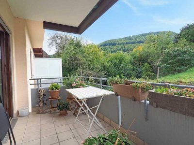 Gepflegte, gut geschnittene 2-Zimmer-Wohnung in naturnaher Wohnlage