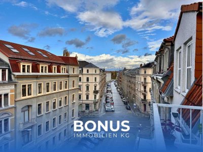 BONUS l Maisonette mit Balkon & TG-Stellplatz – fußläufig zum Universitätsklinikum Dresden l FREI