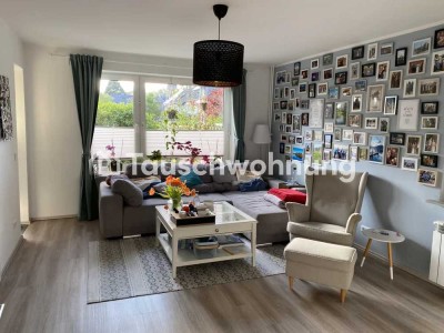 Tauschwohnung: Helle 3-Zimmer-EG-Wohnung in Lokstedt mit kleinem Garten
