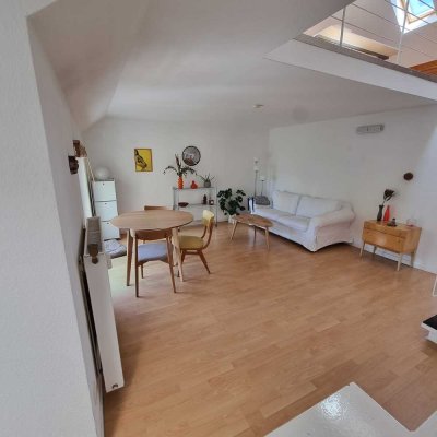 Maisonettewohung mit großer Dachterrasse mitten in der Stadt