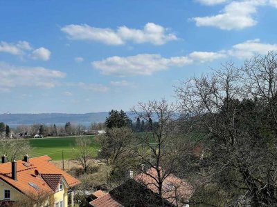 Holzhausen: Großzügige 4-Zimmer Wohnung mit Panorama See- und Bergblick!