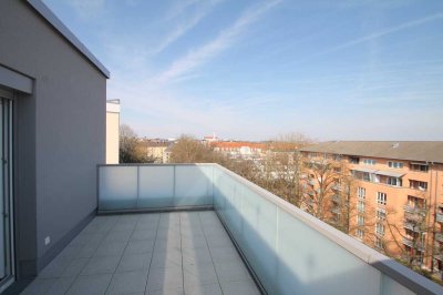 Erstbezug in Augsburg-Hochfeld – modernes 1-Zimmer-Penthouse-Apartment
