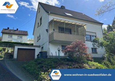 VR IMMO: Mudersbach, Einfamilienhaus in herrlicher Aussichtslage!