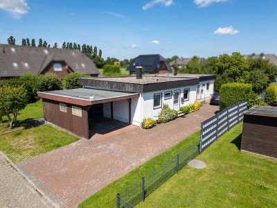 Charmante Doppelhaushälfte in Dornum – ruhige Sackgassenlage mit Gartenidylle für Paare und kleine F