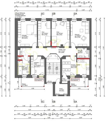 2. OG / Laminat /  Wanne+Dusche+Fenster /  zwei Balkon u.v.m.