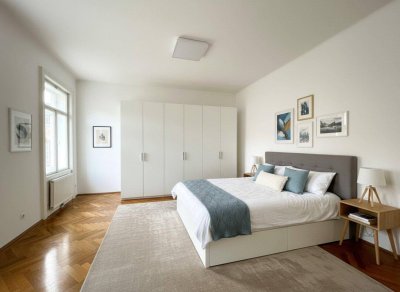 UNBEFRISTET und RENOVIERT: Wohnen in Bestlage in einer 4-Zimmer Altbauwohnung
