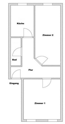 2-Zimmer-Altbauwohnung in Rostock-Stadtmitte – direkt an der KTV