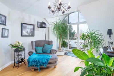 Maisonette-Wohnung 4-Raum-DG mit Balkon, Kamin, Carport, Keller-Provisionsfrei in Rostock-Gehlsdorf