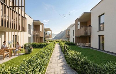 Größere 2-Zimmer Gartenwohnung mit perfektem Grundriss zur Miete (Top C1.07)