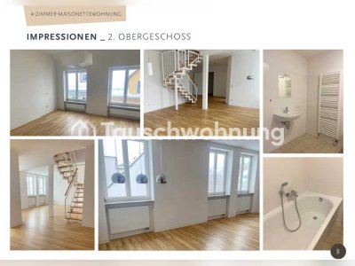 Tauschwohnung: 4-Zimmer-Maisonette Wohnung in Erfurt Altstadt zum Tausch
