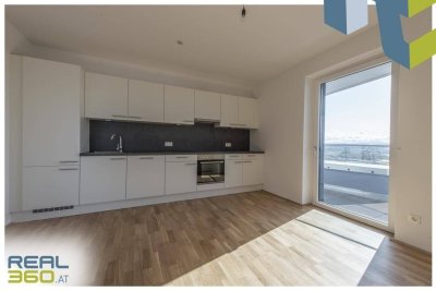 Provisionsfrei für den MIETER! LENAUTERRASSEN - Neubau | 3-Zimmer-Wohntraum mit riesen Balkon und Loggia!