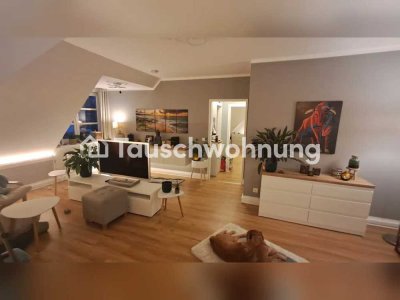 Tauschwohnung: Hochw. renovierte Dachgeschosswhg. mit Balkon in Volksdorf