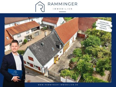 Großes Grundstück (1.128 m²) mit Altbau in Freimersheim – sanieren, entwickeln oder neu bauen