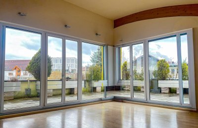 EINE MODERNE ROMANZE-Dachgeschoßwohnung mit Penthouse-Charakter in Salzburg