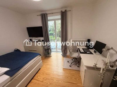 Tauschwohnung: Ruhige 1 Zimmer Wohnung mit großer Terrasse in Eimsbüttel