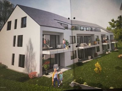 4 Zimmer Neubauwohnung mit moderner Einbauküche und Südbalkon