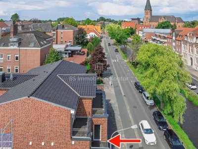 Moderne Obergeschosswohnung mit Balkon – Erstbezug im Stadtkern von Papenburg
