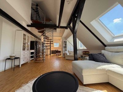 Zentrale Maisonette-Wohnung mit top Dachterrasse!