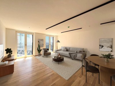 Sonnige 3-Zimmer-Wohnung mit 2 Bädern – Erstbezug in den DC Flats - zu mieten in 1220 Wien