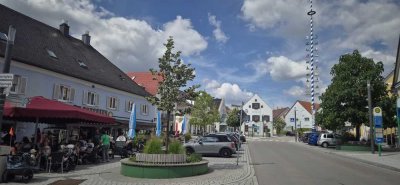 Markt Indersdorf Nähe MARKTPLATZ, schöne Galerie-Wohnung + Wohnküche auf 2 Etagen, Balkon
