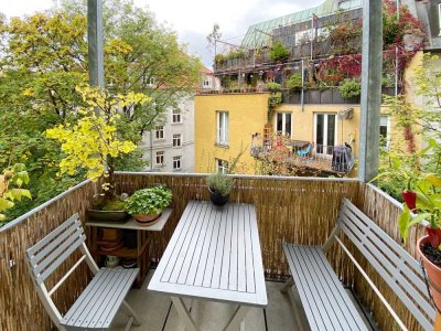 Klassische 4,5-Zimmer-Altbauwohnung mit Balkon – München, Nähe Goetheplatz (U3/U6)