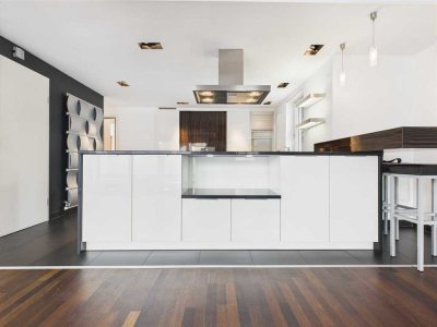 Exklusives Maisonette-Penthouse mit EBK, Whirlpool, Sauna & 2 TG-Stellplätzen - provisionsfrei