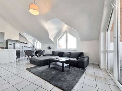 FREIRAUM UND LICHT � Geräumige Dachgeschosswohnung mit Balkon in Riedstadt!