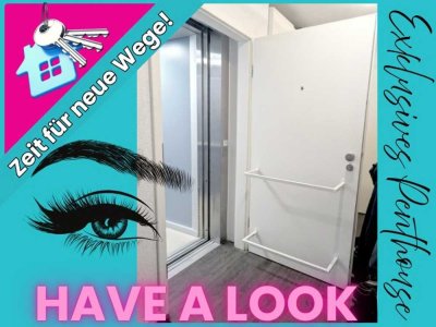 PENTHOUSE = GANZ UNGESTÖRT, GANZ PRIVAT, GANZ MEINS! XL-Terrasse, EBK m. Kochinsel, 2x TG-Stellplatz