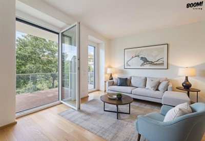 Erstbezug // Stilvolle Altbau-Terrassenwohnung in Top-Lage von Meidling // 4 Zimmer