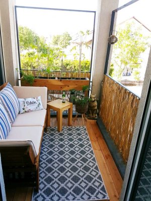 NEU: Single-Wohnung in KA-Hagsfeld, schön, ruhig, TG, Küche, Balkon, S-Bahn