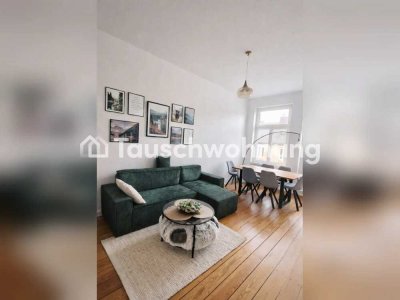 Tauschwohnung: Tausche 3-Zimmer-Wohnung mit 2 Balkonen in Hamburg-Eppendorf