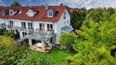 Familienfreundliches Reihenendhaus in Vaterstetten mit Gartenparadies und optionalem Baurecht