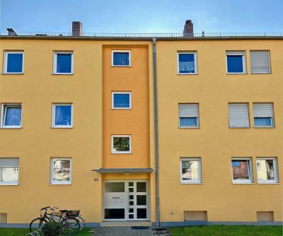 3 Gehminuten zum Stadtpark: Leben in begehrter Lage
3-Zimmer-Wohnung mit Süd-Balkon