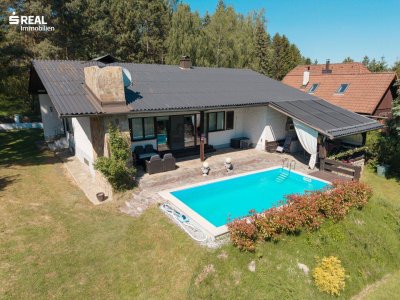 Traumhaus mit schönem Garten und Pool in ruhiger Lage