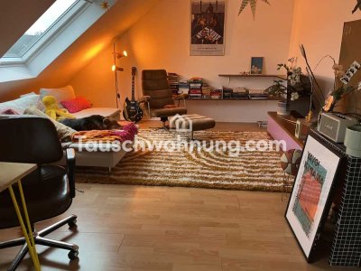 Tauschwohnung: 2 Zimmer DG Wohnung gegen 3 Zimmer oder mehr