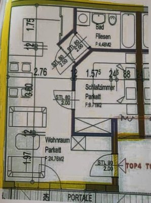 2-Zimmer Erdgeschosswohnung mit Privatparkplatz