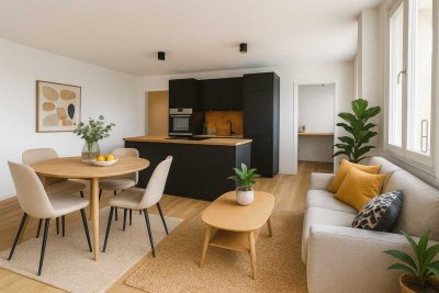 Kapitalanlage im Grünen: 1-Zimmer-Wohnung am Südpark mit ca. 4,25 % Renditepotenzial
