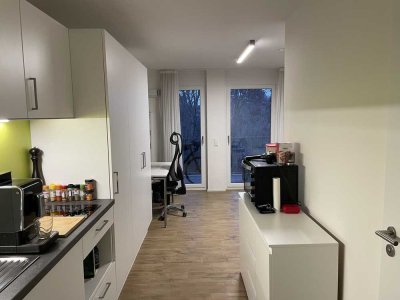 Möblierte 1-Zimmer Wohnung mit Balkon in Würzburg