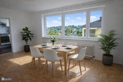 Über den Dächern - lichtdurchflutete 2-ZI-Dachgeschoss-Wohnung
